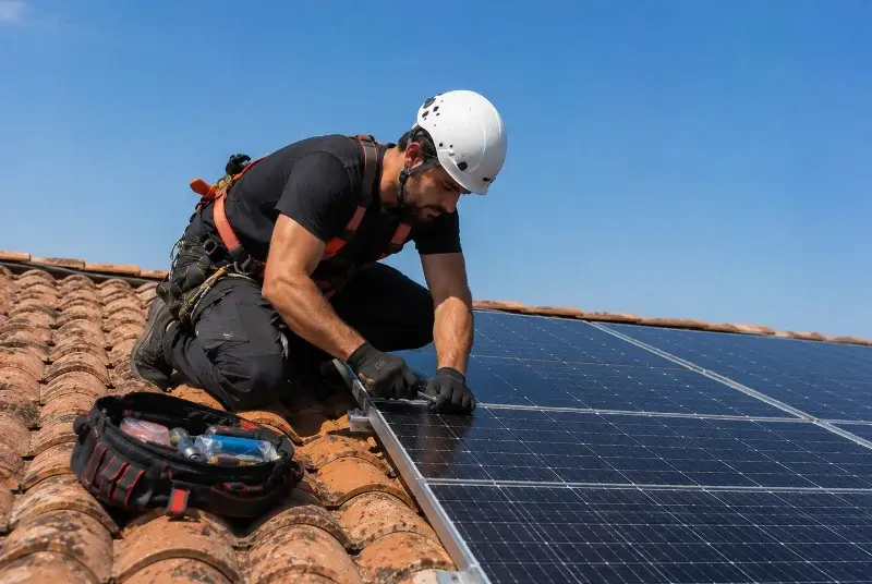 Maintenance et monitoring de panneaux solaires à Molières-sur-Cèze